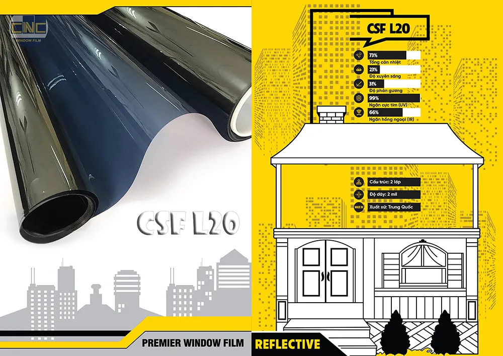 Phim cách nhiệt Reflective CSF L20